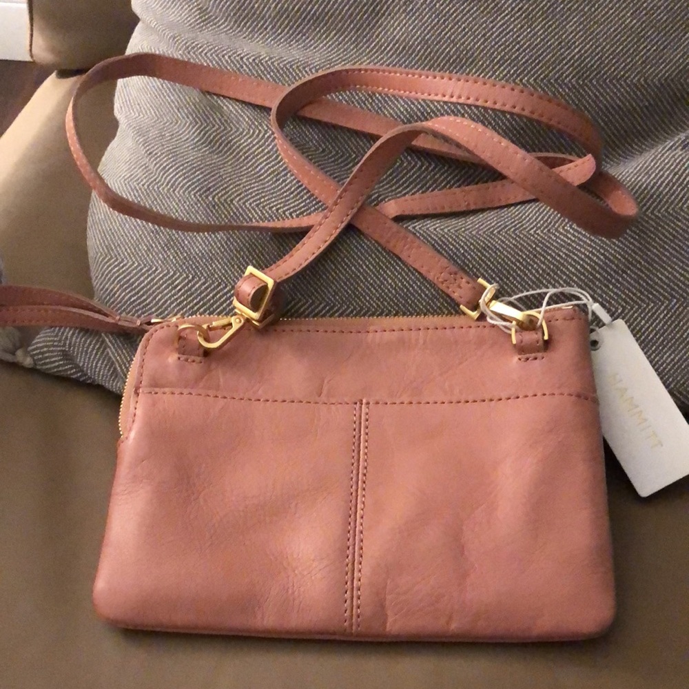 New Hammitt Pink Sands Nash Convertible Crossbody Bag - Picture 2 of 3